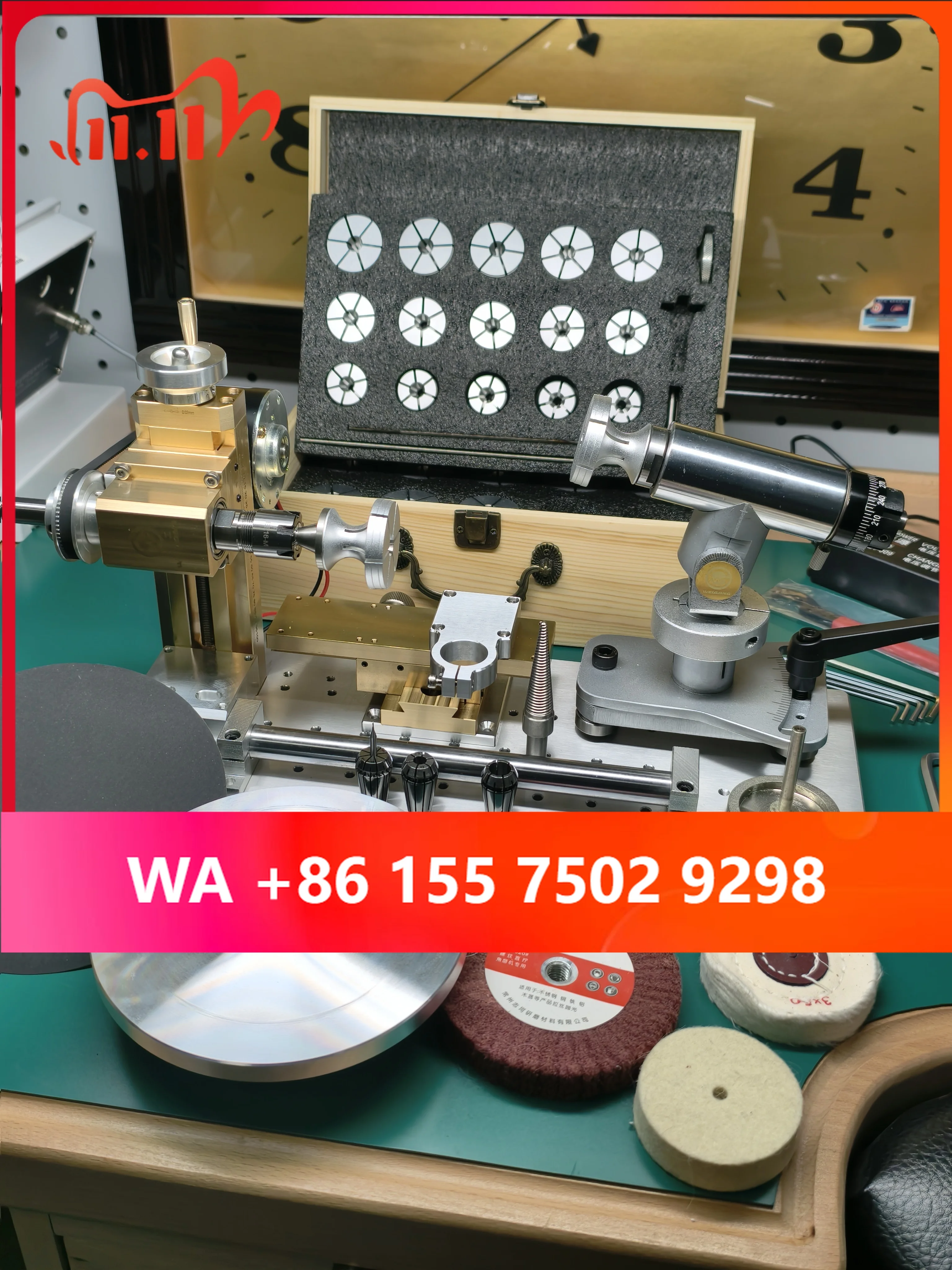 High-quality Metal Watch Tool Integrated Grinding Polishing hine Handm WG Brand for Bottom Coer Rounding Wire Strap