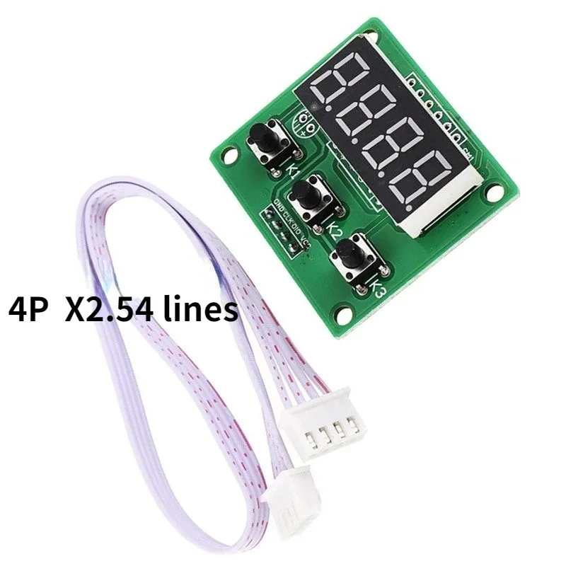 1Pcs Four-digit Digital Tube Display Module TM1650 Module with Key Scanning Module 4-wire Driver I2C Protocol