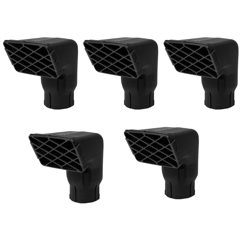 5X 3 Inch Elbow Wading Head Air Intake Air Ram Snorkel Top Snorkel Head Fit For Toyota Landcruiser Vdj70 Series