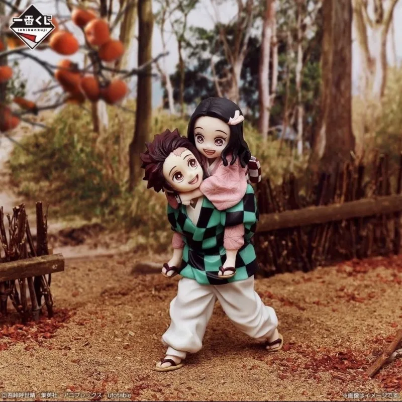 Demon Slayer Immortal Bond A Reward Last Kamado Tanjirou Back Kamado Nezuko Статуя Подарок Аниме Фигурка Bandai Banpresto Pixiv Toy