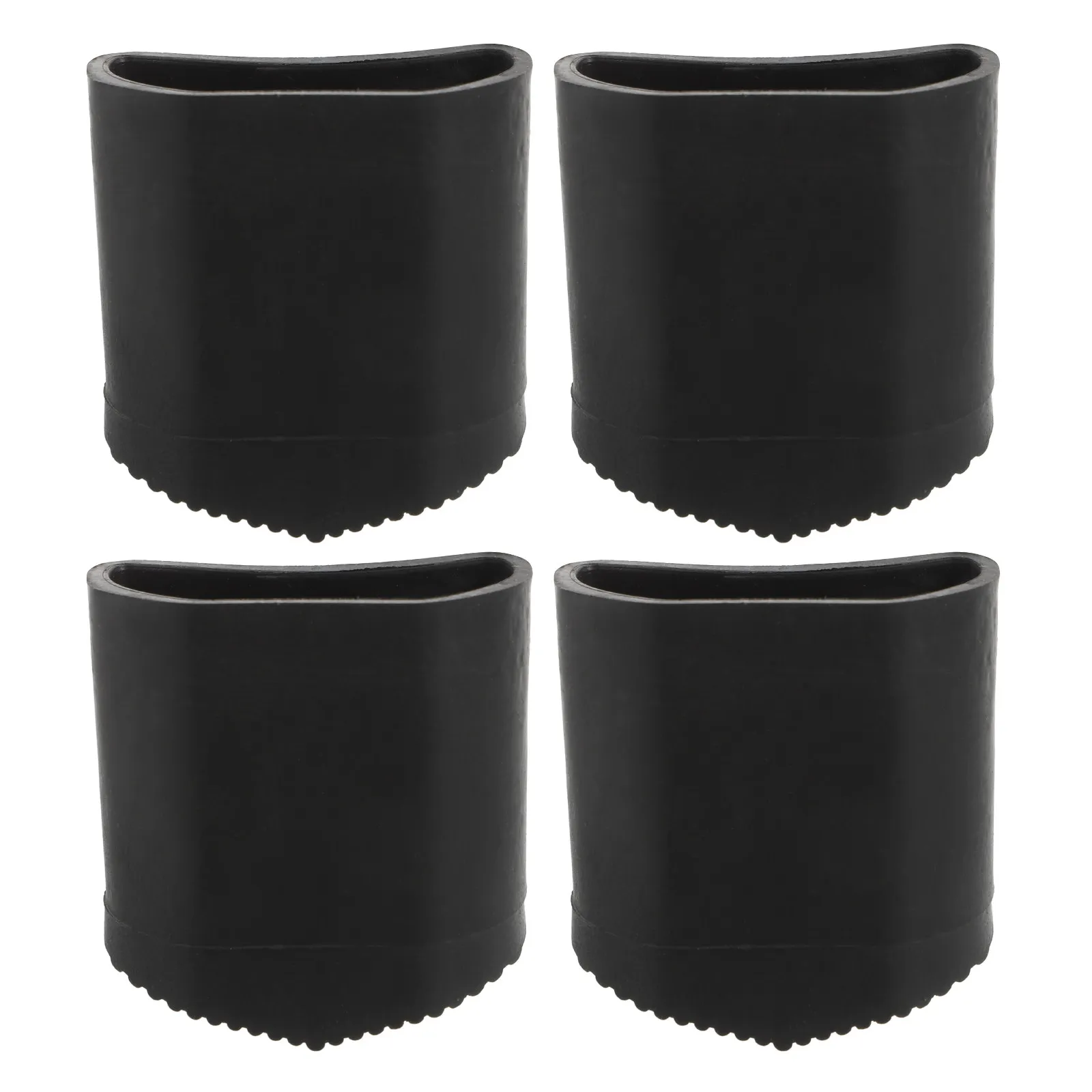 4Pcs Ladder Anti Slip Feet Pads Non Slip Rubber Covers Folding Step Ladder Replacement Feet Caps Safety Floor Protection
