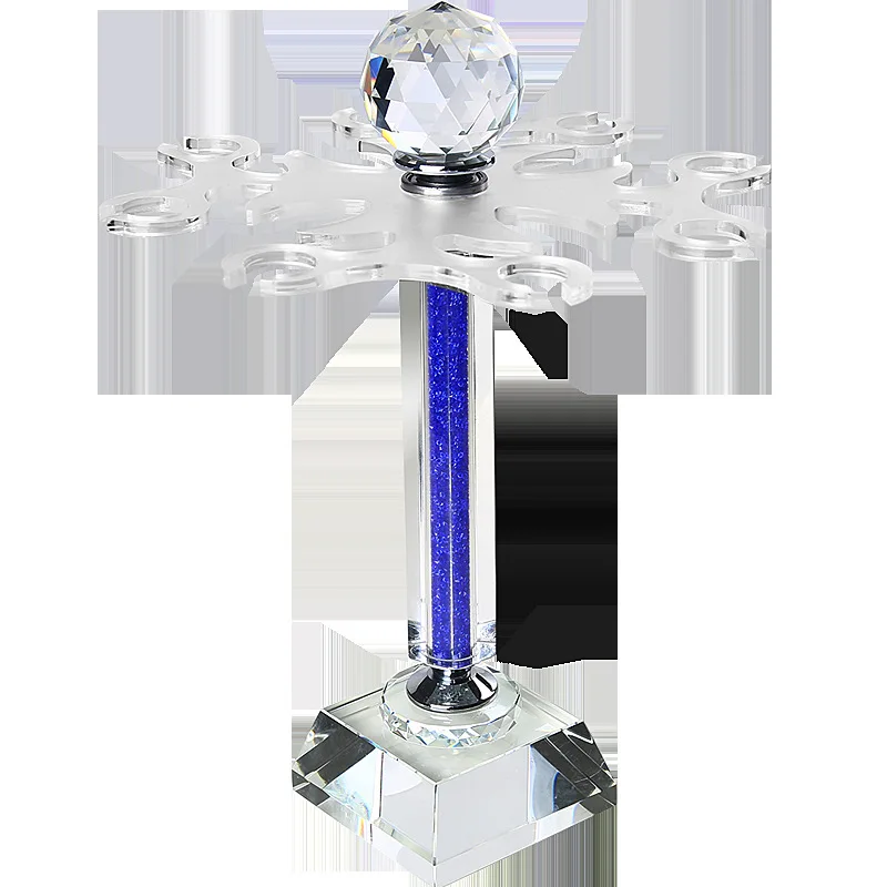 Creative red wine glass holder crystal with diamond wine set goblet champagne glass holder set household high-end European style