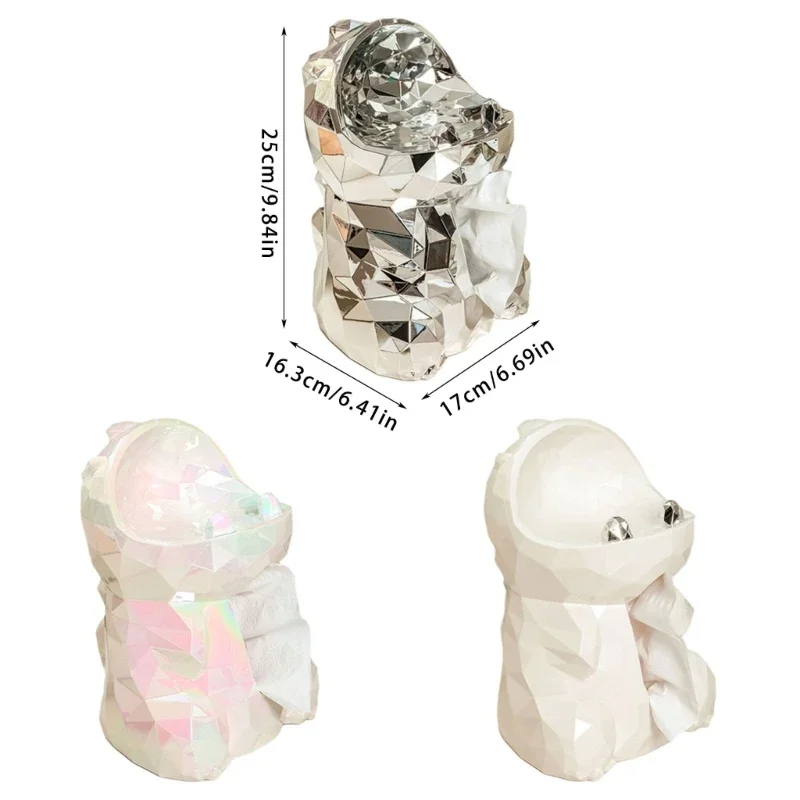 Unique Dinosaur Ornament Tissue Case Playful Prehistoric Creature Tissue Box Paper Dispenser for Dinosaur Enthusiasts