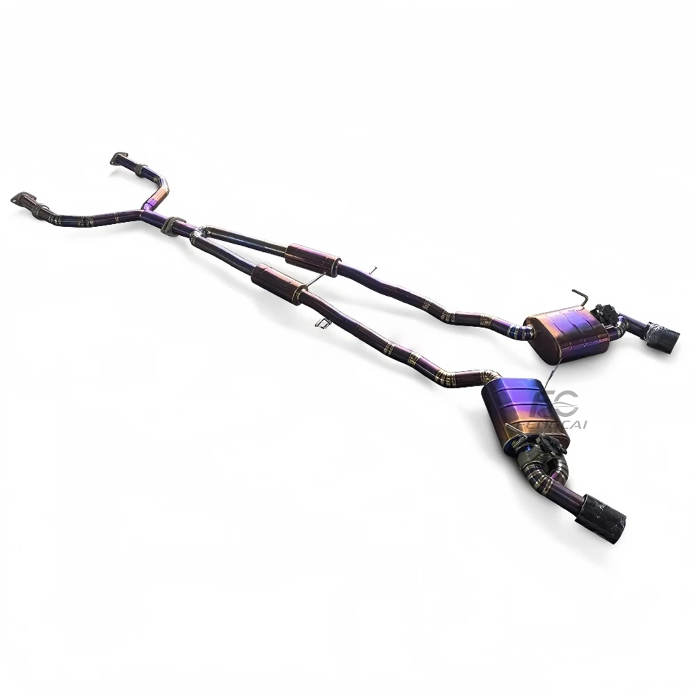 Perfectly Customized Titanium Valve Performance Cat Back Exhaust Muffler Specifically Designed for Infiniti Q50 3.0T 2017-2024
