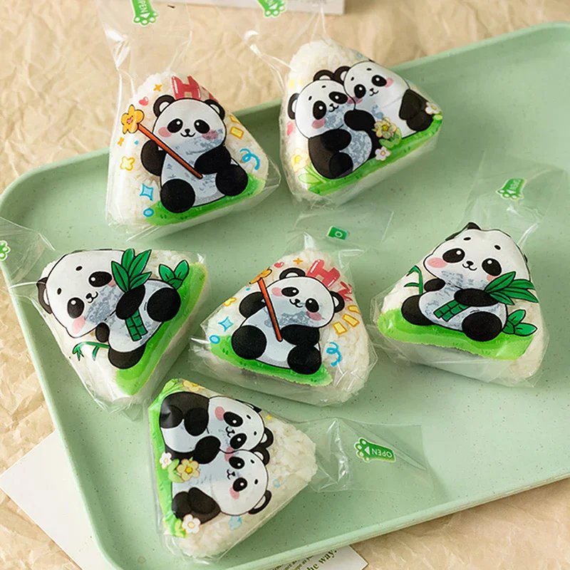 100 قطعة مثلث الكرتون الجميل كرة الأرز التعبئة حقيبة الأعشاب البحرية أونيجيري السوشي صنع أدوات القالب بينتو اكسسوارات #5