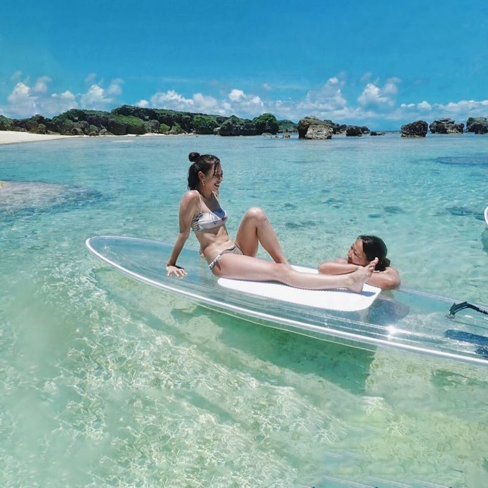 Wholesale Sup Paddle Board Paddle Board Surf Transparent Paddle Board With High Quality