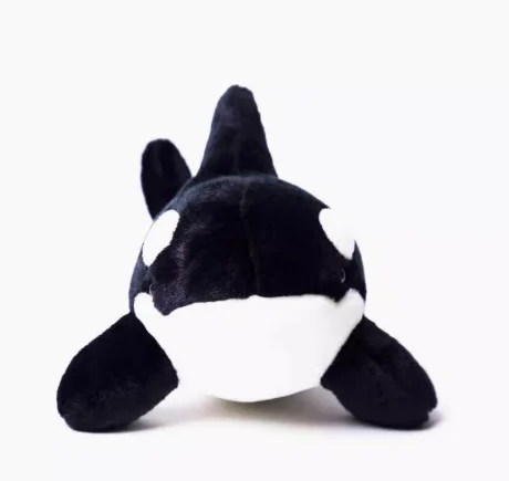 37 cm Simulation Netter Killerwal Orcinus Orca Realist Weiches Gefülltes Plüschtier Grampus orca Weiche Ozean Tierpuppe Geschenk