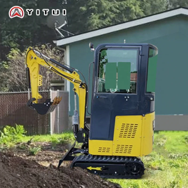 حفارة صغيرة صغيرة مخصصة 1.5 طن مع محرك كوبوتا CE EPA وEuro 5 متوافقة مع الأعمال المنزلية والبستان