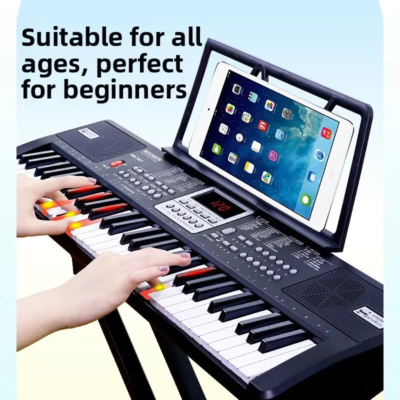 61 Key Multifunctional Electronic Piano Teaching Keyboard Adults Children Beginners Professional Electronic Piano Keyboard