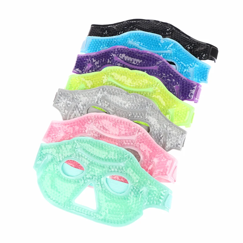 Visible Reusable Cooling Eye Mask With Gel Beads Cold Eye Compress For Puffy Eyes Stress Relief Dry Eyes SPA Skin Care Tools