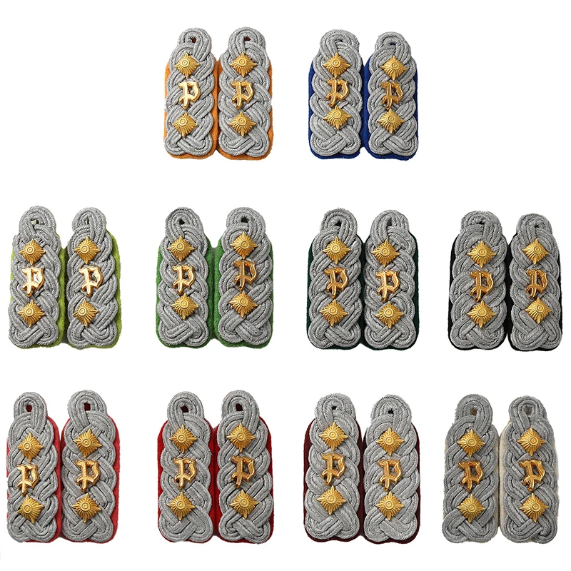 Немецкая форма, слитки, плечевой эполет для военной одежды, коллекция значков на плечо, подарок для косплея, эполеты