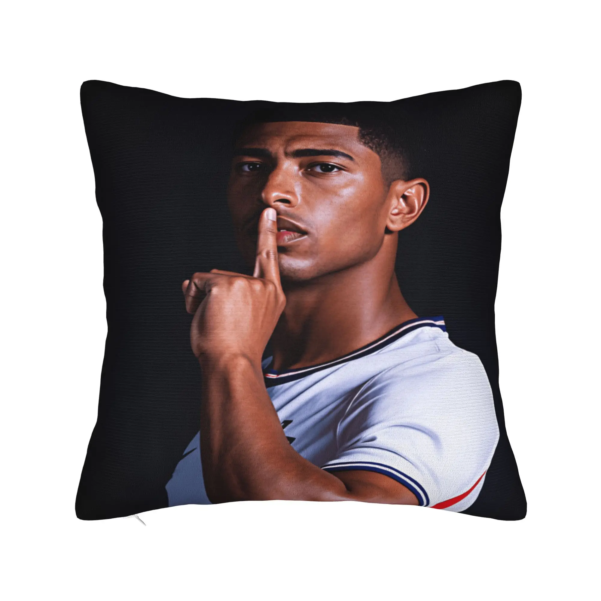 Pillow Cover Football J-Jude B-Bellinghams  Morden Pillow Case For Sofa Home Decor Pillowcases