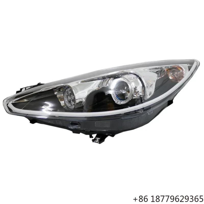 Custom Full LED Headlights with Bi-Xenon Projector Lens DRL Plug-and-Play Hatchback Fitment 2010-2014