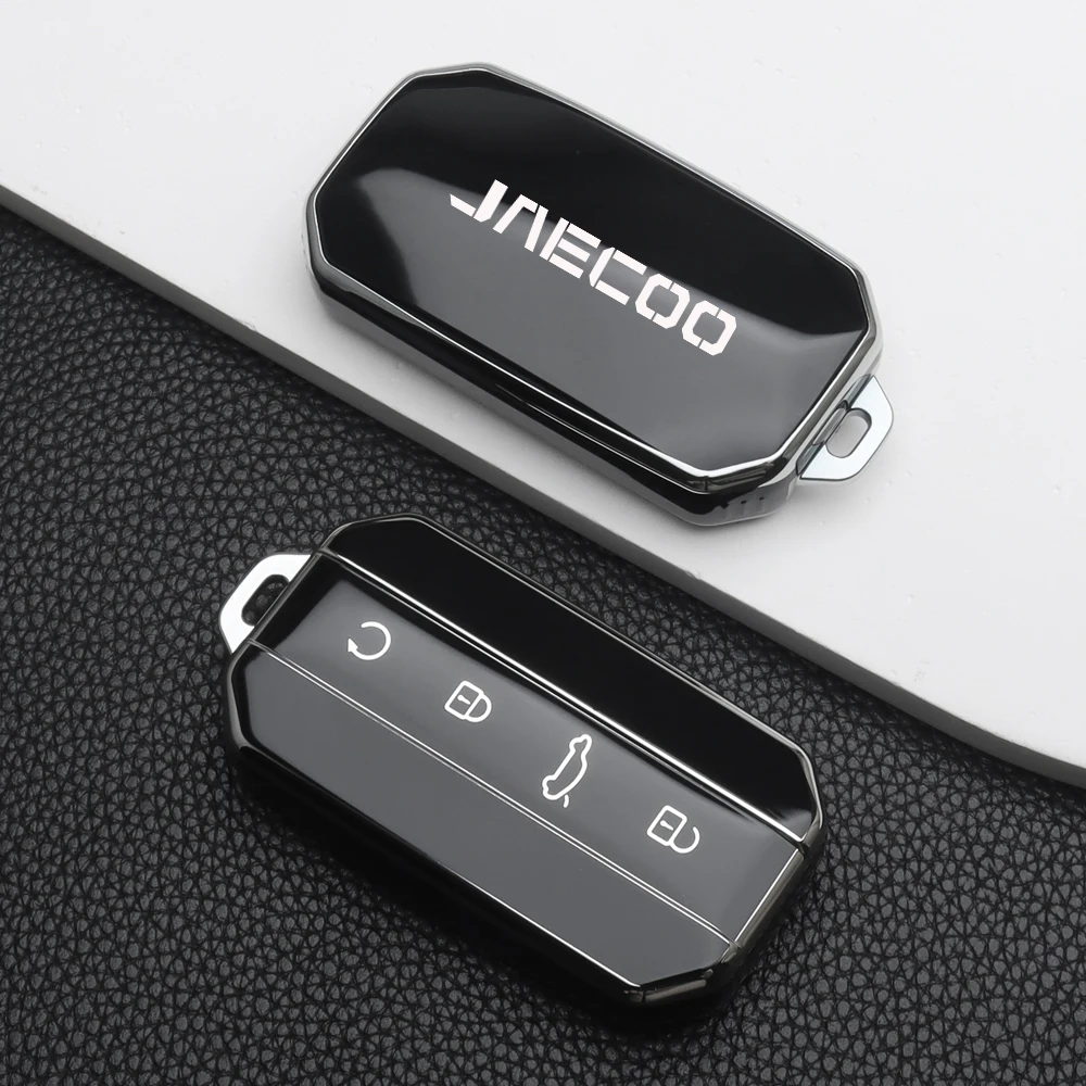 Weiche TPU Autoschlüssel-Schutzhülle für Chery Jaecoo J5 5 2025 2026 Schlüsseltasche Schlüsselanhänger Auto-Innenausstattung Zubehör – Detail 9
