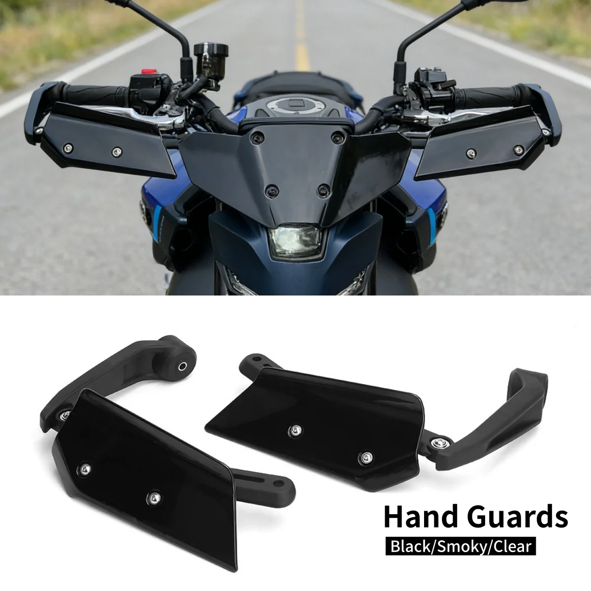 

Аксессуары для мотоциклов YAMAHA MT-09 SP MT09 SP MT 09 2024: Защитные накладки на руль (хэндгарды) с ABS-пластиком, ветрозащитные щитки для рук