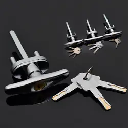 Garage Door Opener T Lock Handle with 3/4 keys Secure For Caravans & Trailers