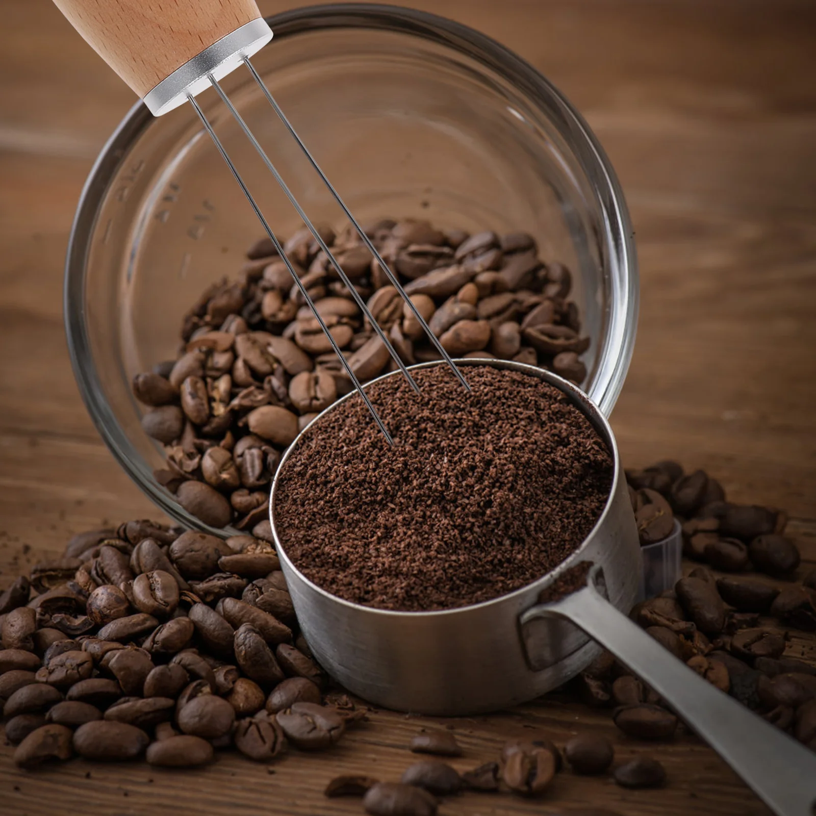 

Coffee Needle Stirrer Fine Texture Manual Espresso Distribution Tool Home Cafe Shop Use Espresso Distribution Tool