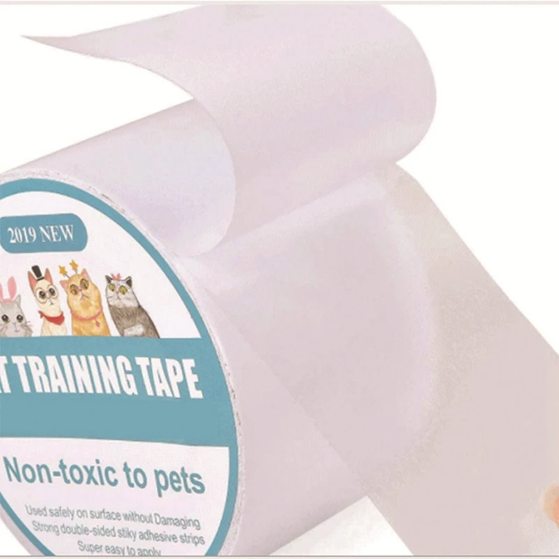 Furniture Guard para Cat Scratch Protector, Rolo de Fita Anti-Risco, Prevenção de Riscos, Adesivo Transparente, 3m x 6.35cm, 6Pcs