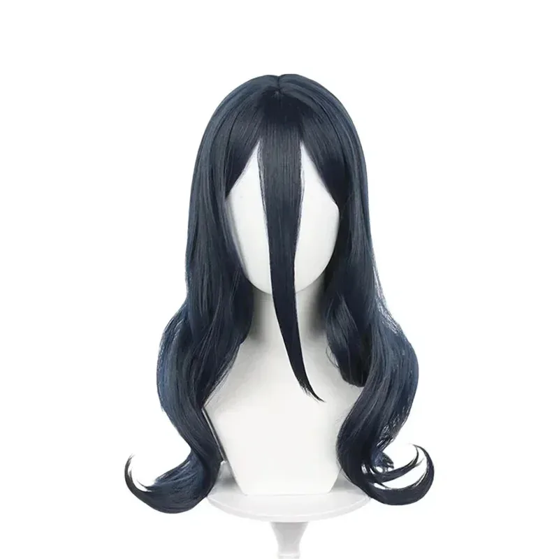 วิกผมสังเคราะห์สำหรับคอสเพลย์ อนิเมะ ซูกิชิตะ เคียวทาโร่ สีน้ำเงินเข้ม ยาว สำหรับงานปาร์ตี้ งานคาร์นิวัล อุปกรณ์ประกอบฉาก