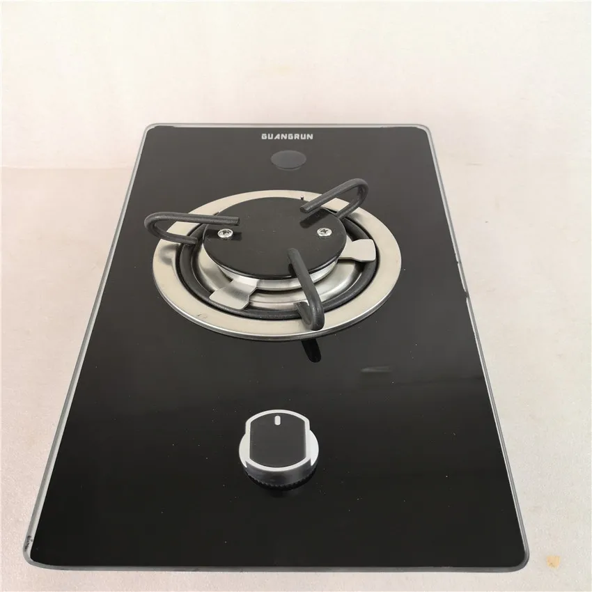 1 Burner LPG Gas Stove Hob With Tempered Glass 1*1.8KW 200*365*70mm GR-B002 Boat Caravan RV