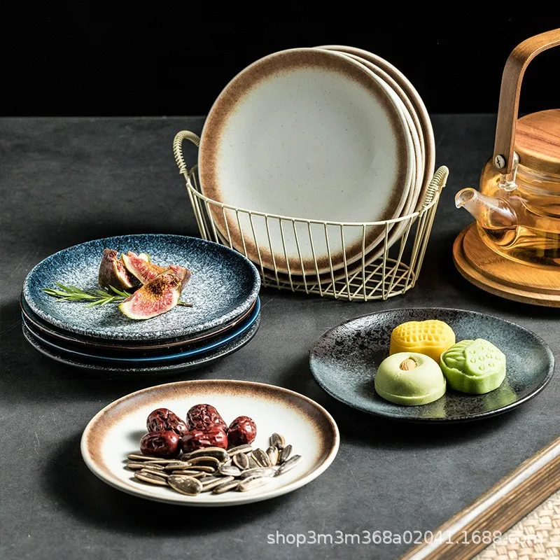 CX dinner spitting bone saucer snack plate fruit plate hotel restaurant table plate commercial