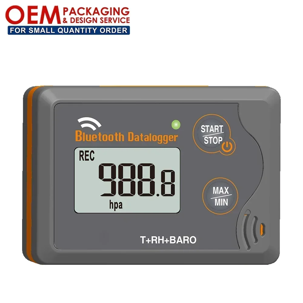 2026/88363 Digital wireless Waterproof Humidity,Temperature,Barometric Datalogger, generate PDF/Excel report(OEM packaging avail