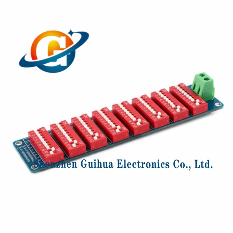 1pcs 0.1 Ω Euro 99999999 Ω Euro Programmable Resistive Board Module Eight Section 1% Precision Power 0.25W