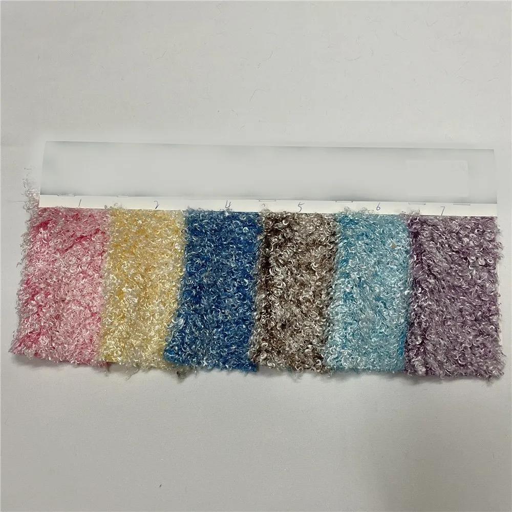 New productsheep roll velvet artificial fur polyester fiber dual color velvet Thai sheep roll 160x90cm sewing fabricDIY clothing