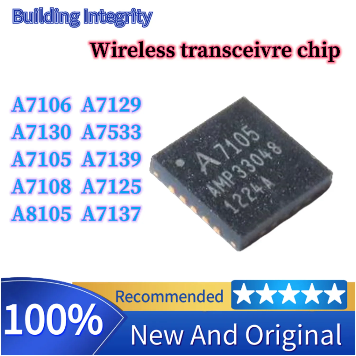 A7105 A7106 A7108 A7125 A7129 A7130 A7137 A7139 A7533 A8105 New Original Authentic Wireless Transceiver Chip IC