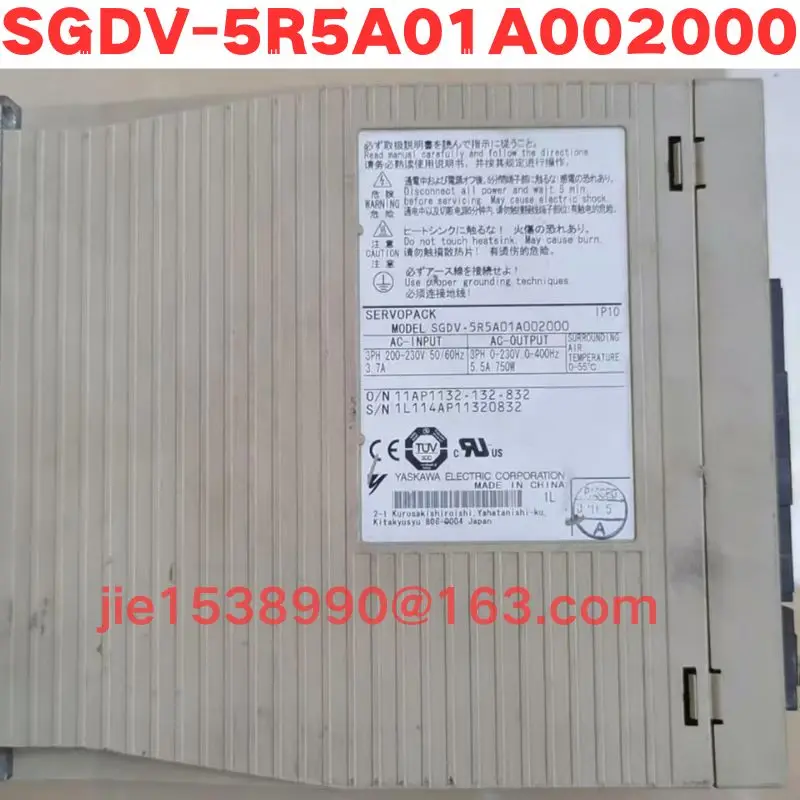 Used SGDV-5R5A01A002000 Normal Function Tested OK