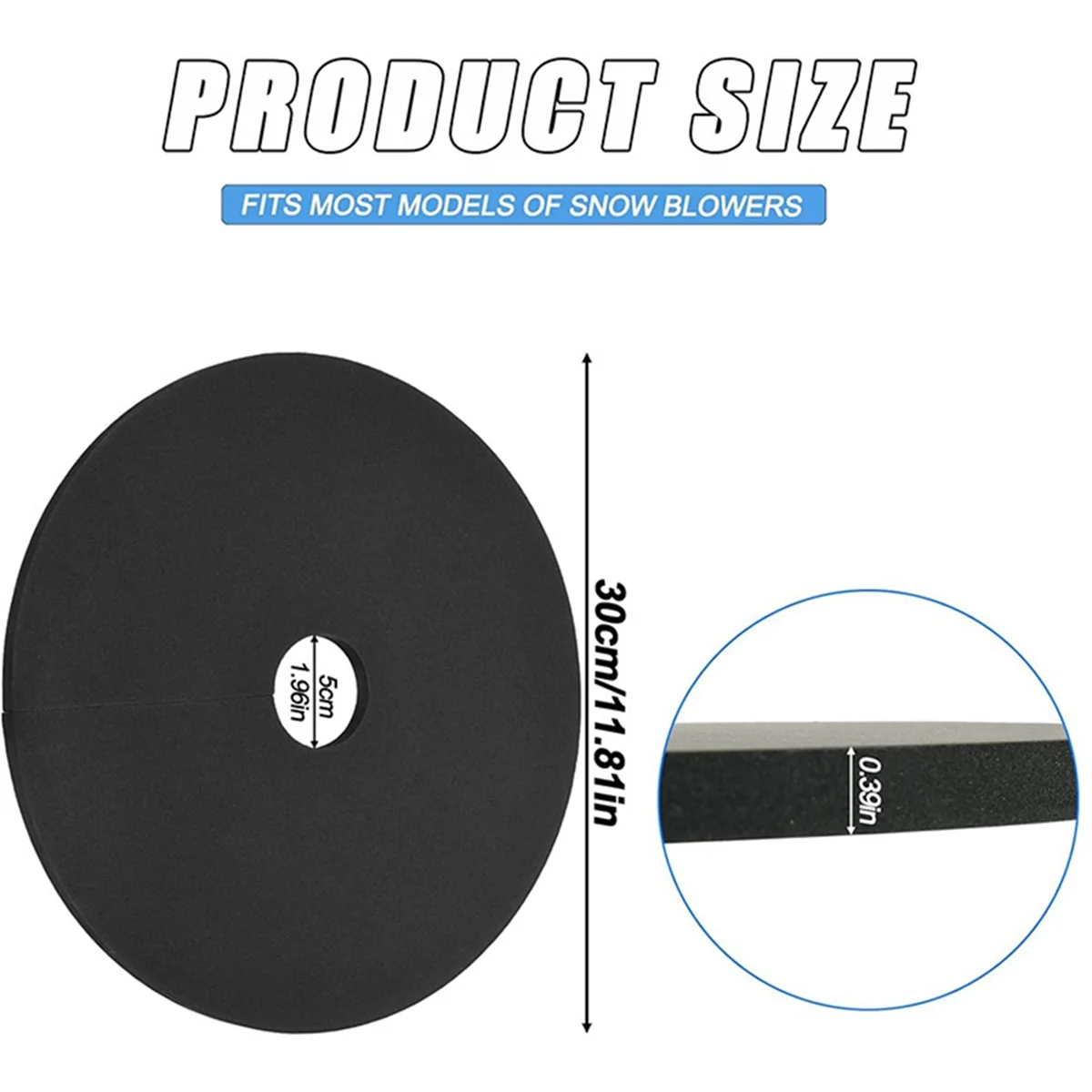 ABNJ Ice Fishing Manhole Cover, Ice Fishing Insulator Derrick Ice Fishing Accessories Anti-Freezing Manhole Cover - view 3