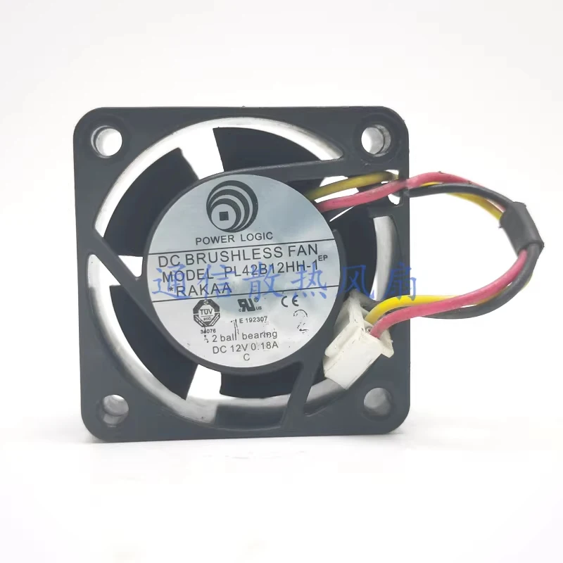 

HTS для POWER LOGIC PL42B12HH-1 12V DC 0.18A 3-проводной вентилятор охлаждения 4020 4CM 1 шт.