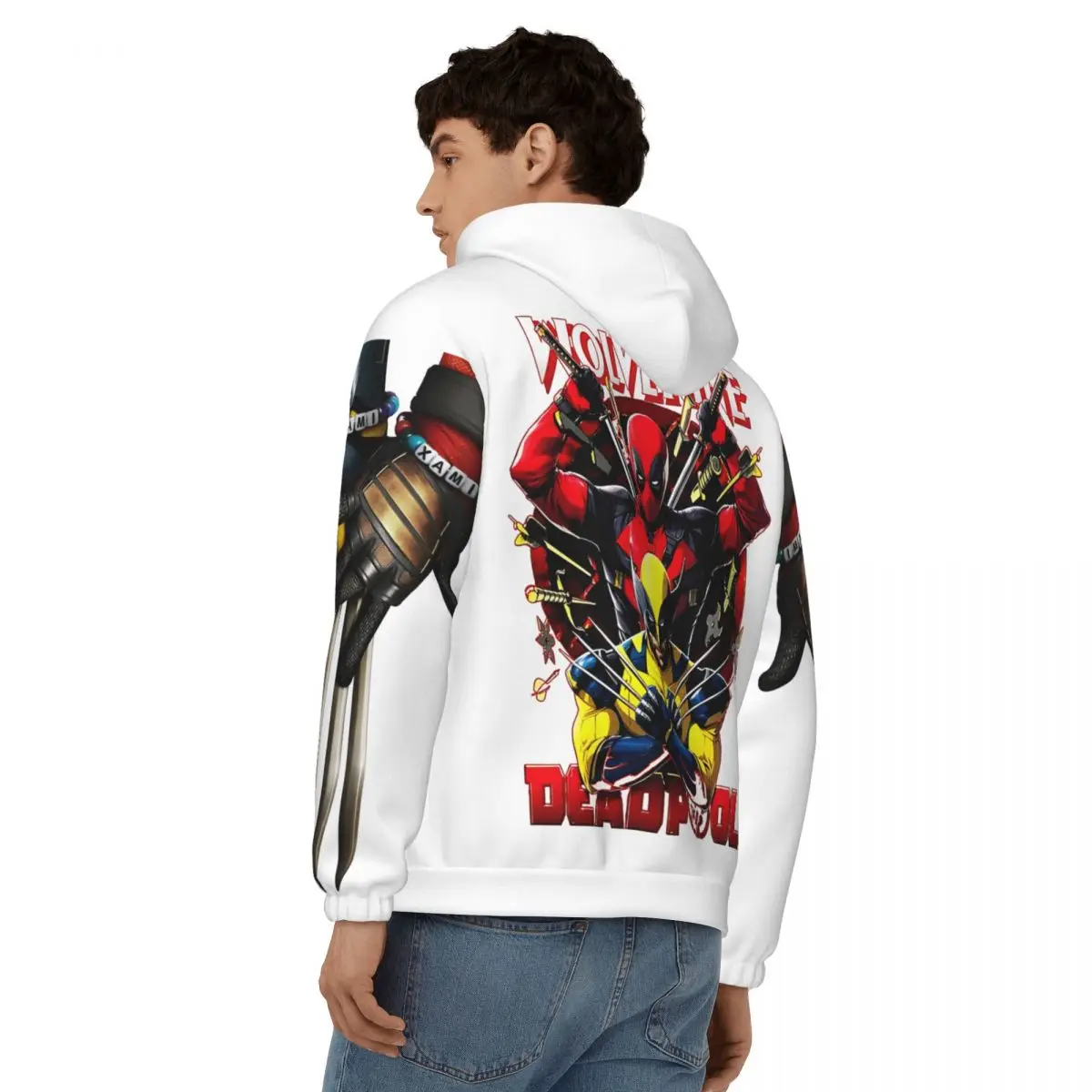 Póster de Weapon X Dead para hombre, Sudadera con capucha de Disney, Marvel, lobezno y Deadpool, película Sudaderas con capucha divertidas, ropa Idea de regalo