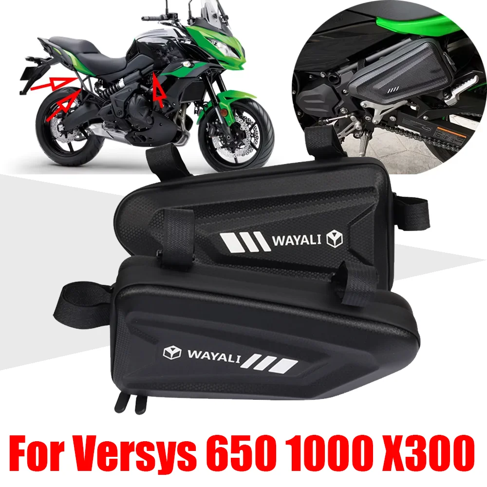 For KAWASAKI Versys 650 Versys 1000 1000SE X300 Versys650 Motorcycle Accessories Side Bag Tool Bags Frame Luggage Storage Bag