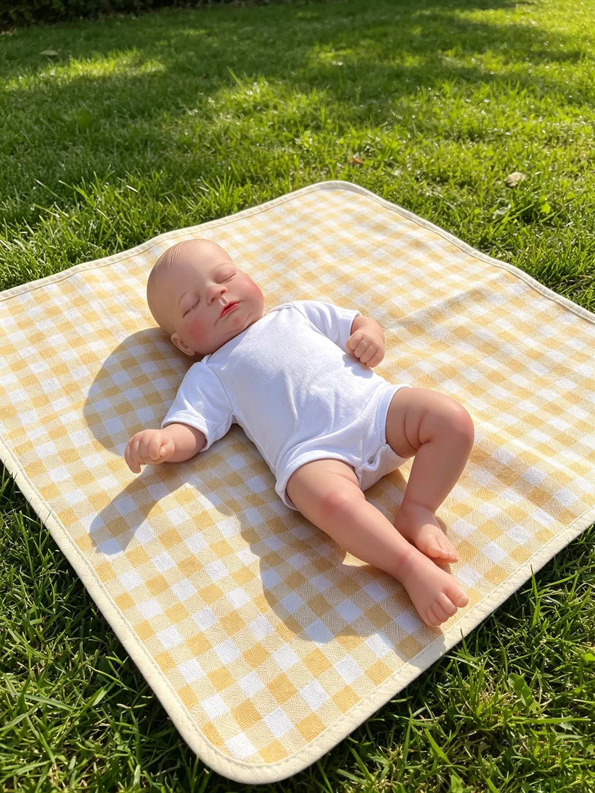 

50CM Timothy Sleeping Reborn Baby Doll High Quality Genesis Hand Painted Doll with Visible Veins Collectible Art Doll