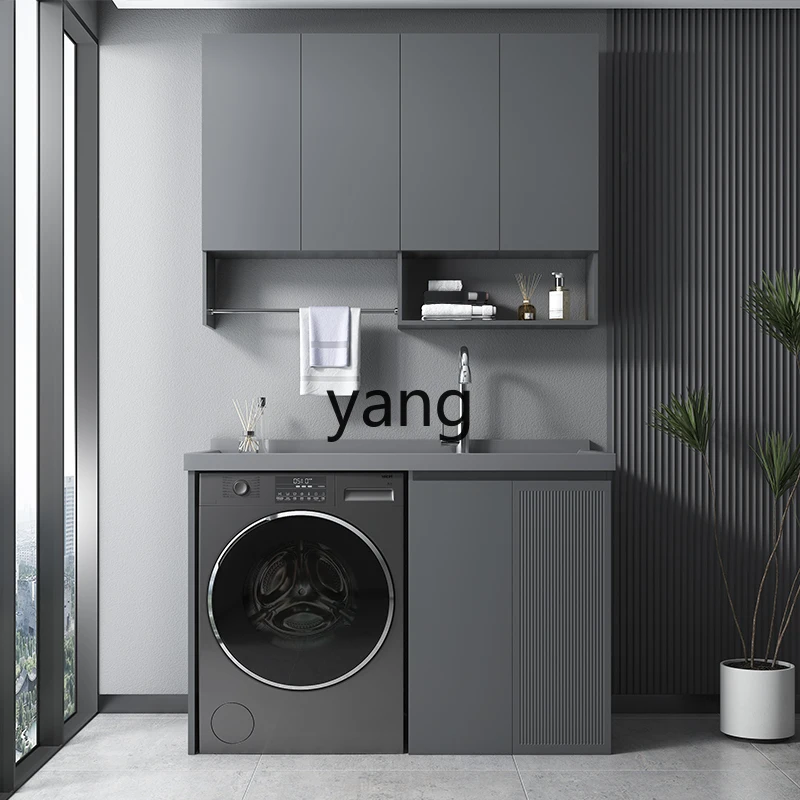 Yhl Washing Machine Cabinet Assemblage Zone Washboard Integrated Laundry Tub Hand Washing Washbasin Companion Wash Wardrobe