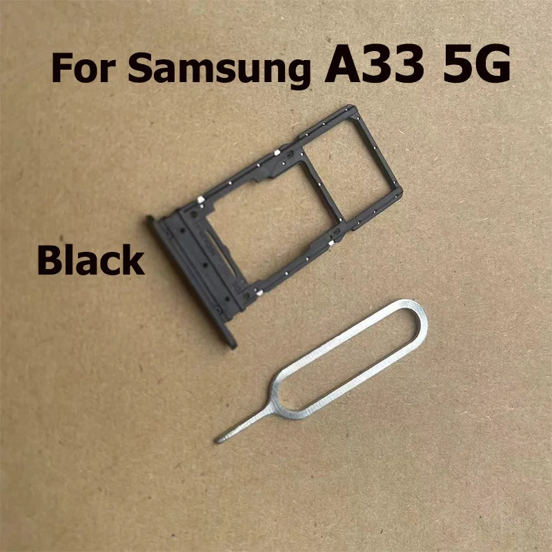 New For Samsung Galaxy A33 5G Sim Card Tray Slot Holder Socket Adapter Connector Repair Parts