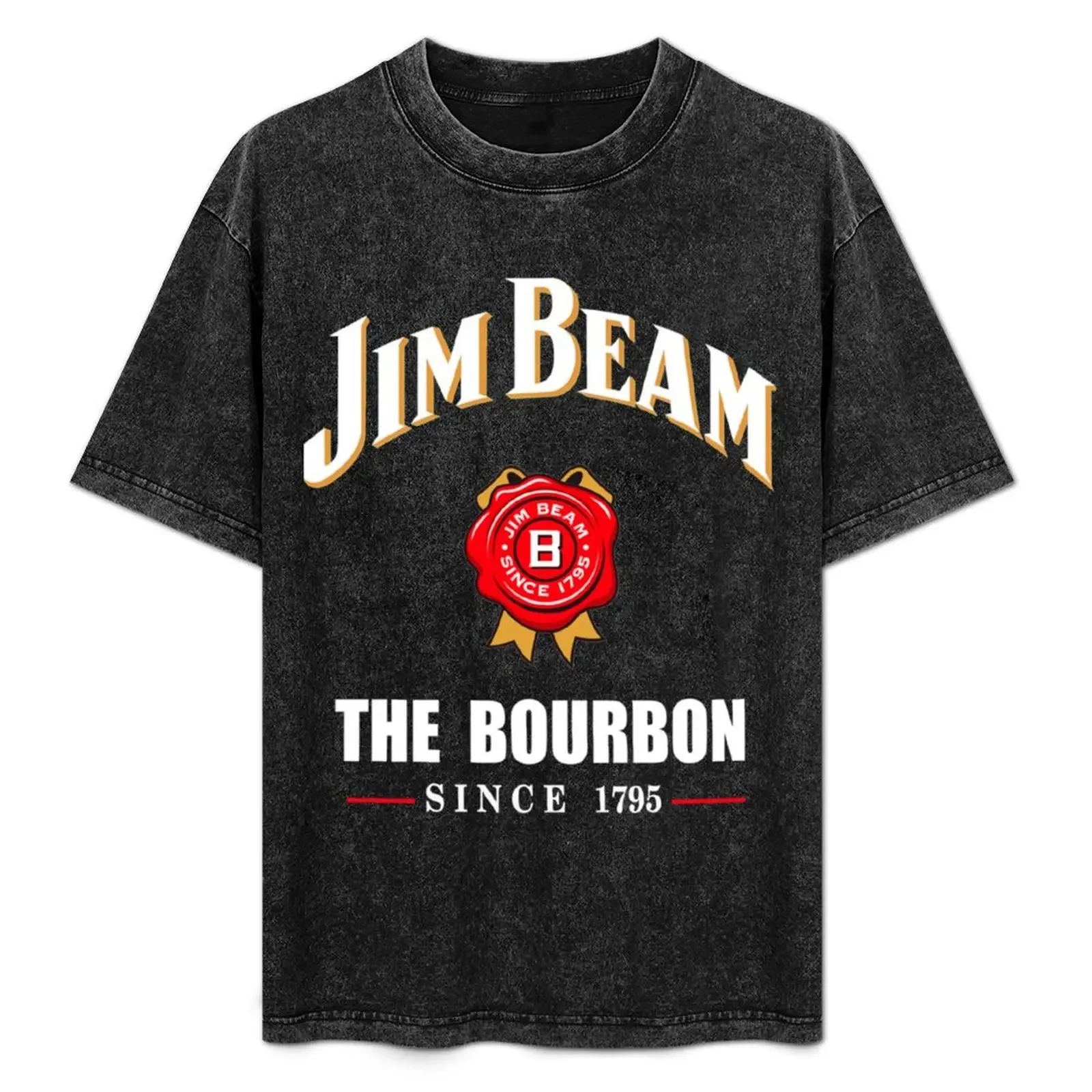 

Jim Beam T-Shirt Funny t-shirts summer top croswit shirt man Aesthetic clothing mens clothing