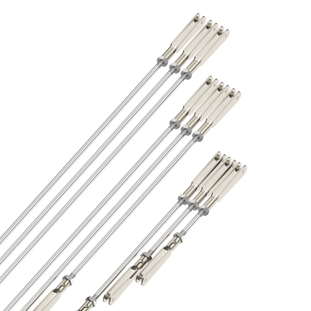 

Двухсторонний резьбовой тяги M2/M3 с железной скобой — рулевой тяга для радиоуправляемого самолета/автомобиля/лодки (комплект сборки своими руками)