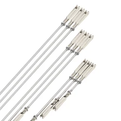 M2/M3 Dual-End Thread Link Rod with Iron Clevis - Steering Push-Pull Rod for RC Airplane/Car/Boat (DIY Assembly Kit)