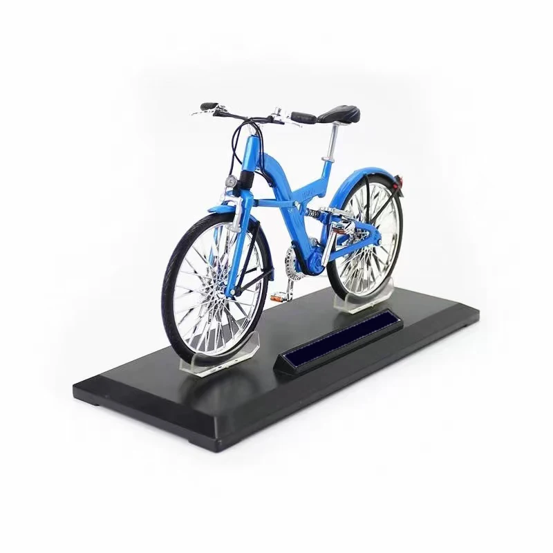 Alloy Diecast Metal modelo de bicicleta para crianças, mountain bike, corridas de estrada, competição de ciclismo, finger toys, presente de aniversário para crianças, 1:10