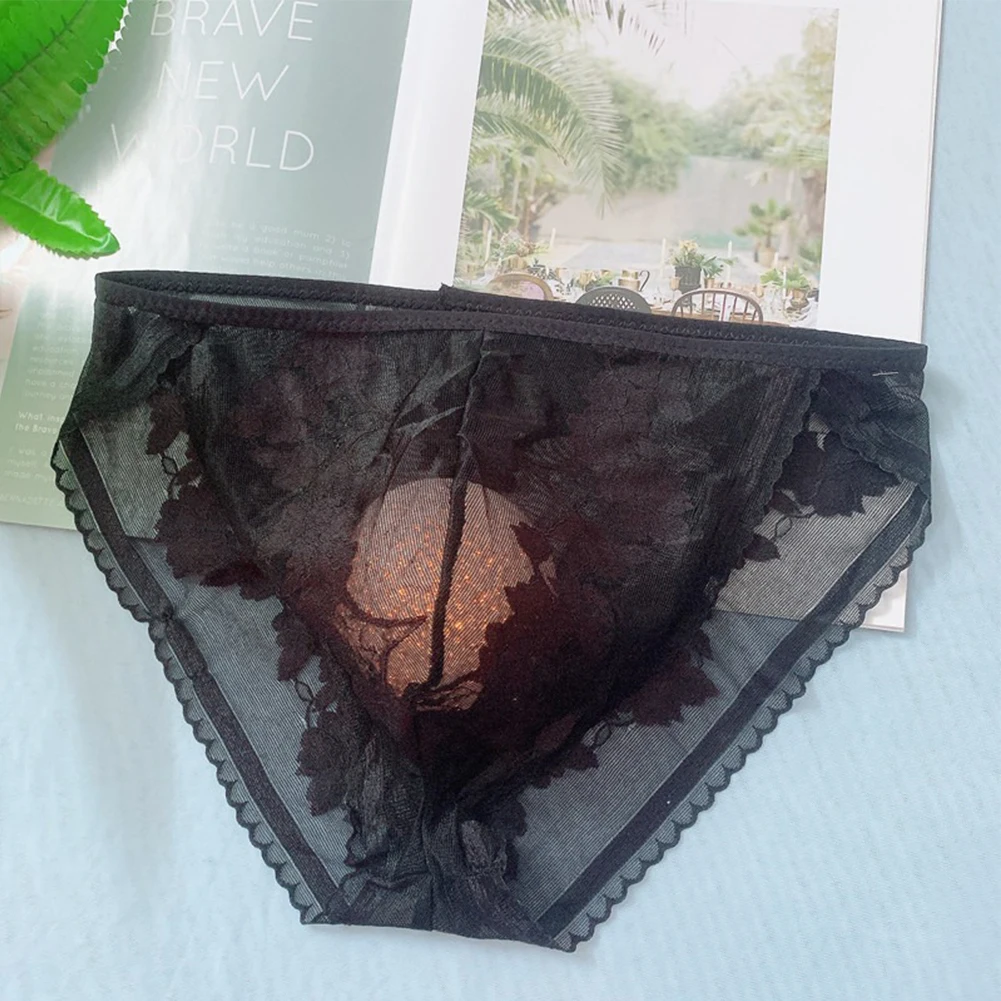 

Panties Underwear Soft Stylish T-Back Thongs Briefs Comfortable Fashion G-String Lace Mens Brand New High Quality