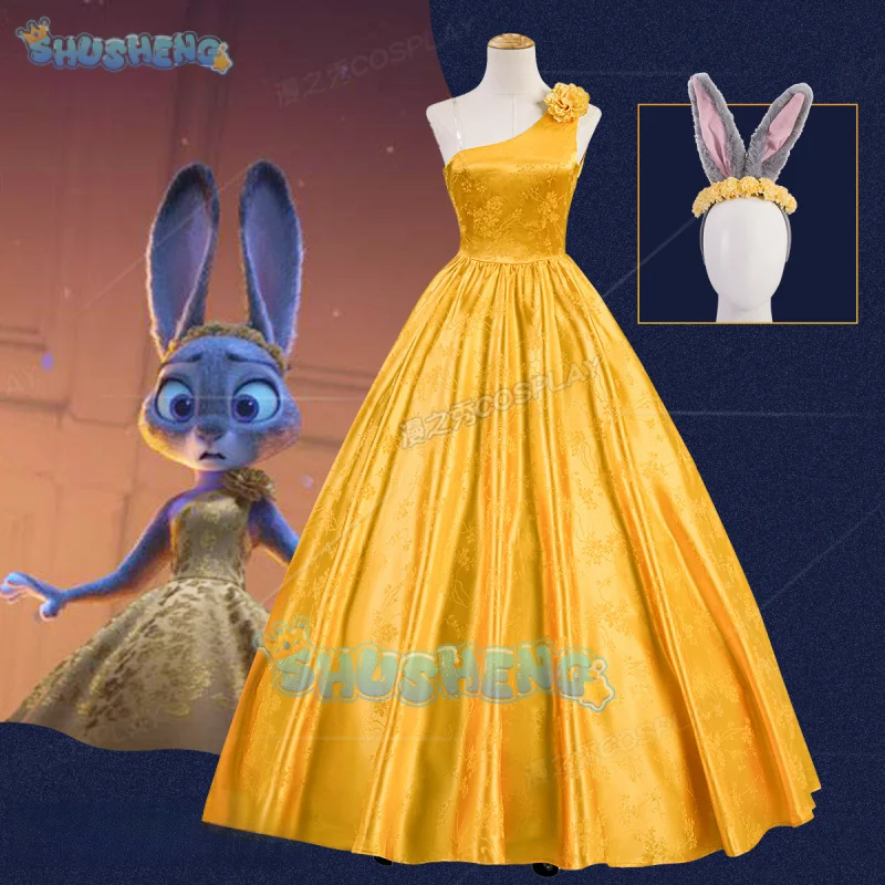 

Judy Cosplay Costume Movie Zootopia 2 Uniform Halloween Carnival Party Christmas Play Role Clothes Clothing for Women