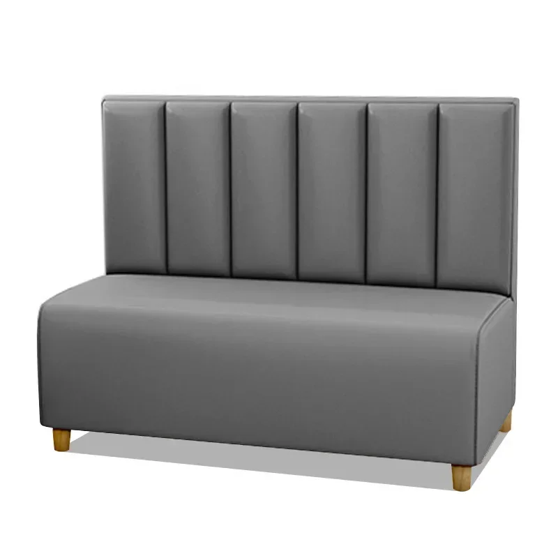 

l # Dining table booth chair set buffet restaurant cafe tea shop Western-style wall love seat sofa home reddish brown furniture