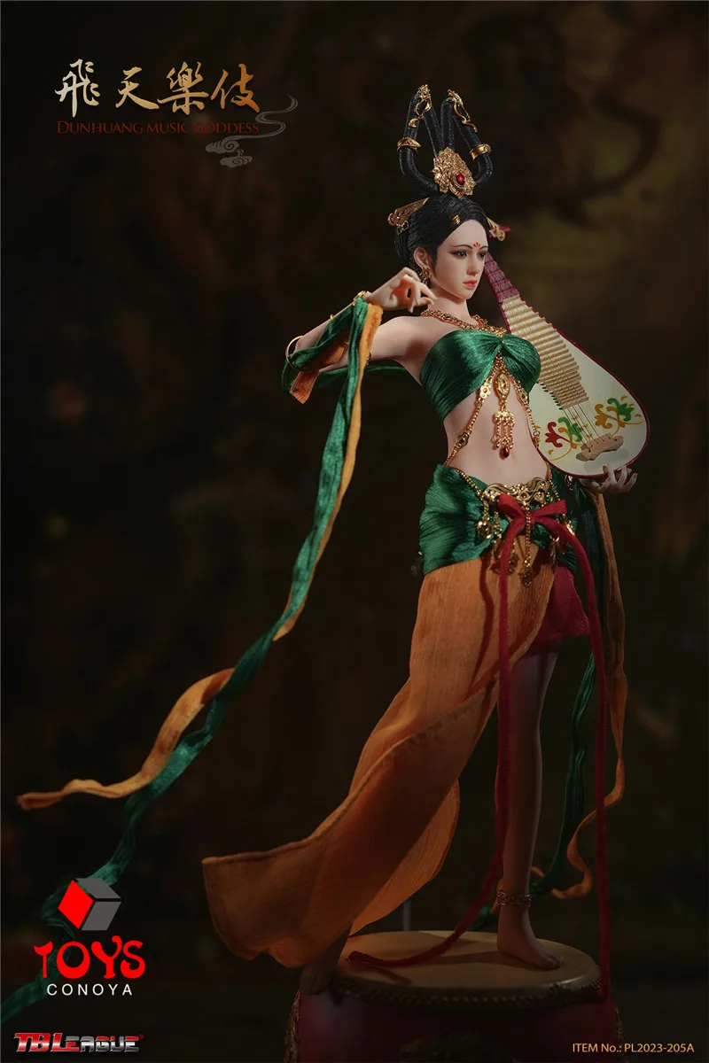 TBLeague PL2023-205 1/6 Dunhuang Music Goddess Action Figure 12-inch Female Soldier Figure Doll Full Set Toy