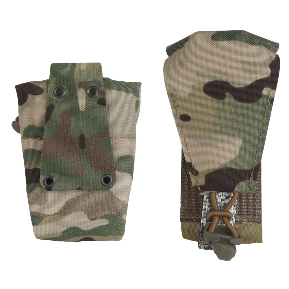 

Tactical Walkie Talkie Bag Elastic Rope Adjust Multifunctional Waist Pack Pendant MOLLE Radio Pouch Adjustable Belt Gear