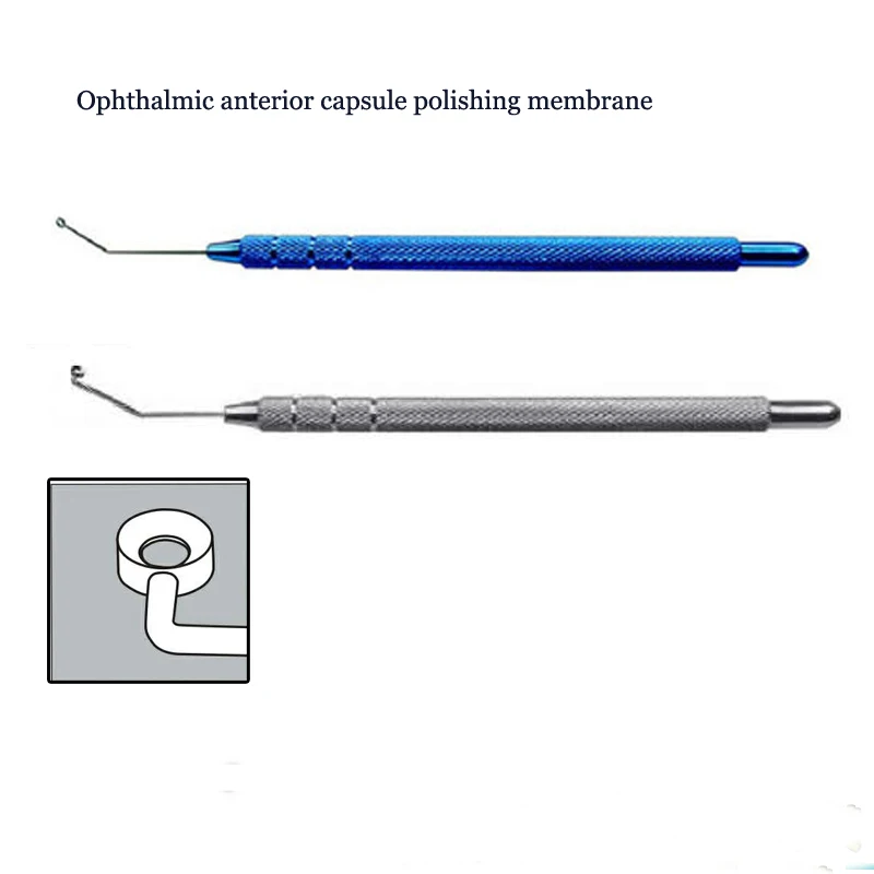 Ophthalmic microinstruments capsule polisher Anterior and posterior capsule polisher left-right tool