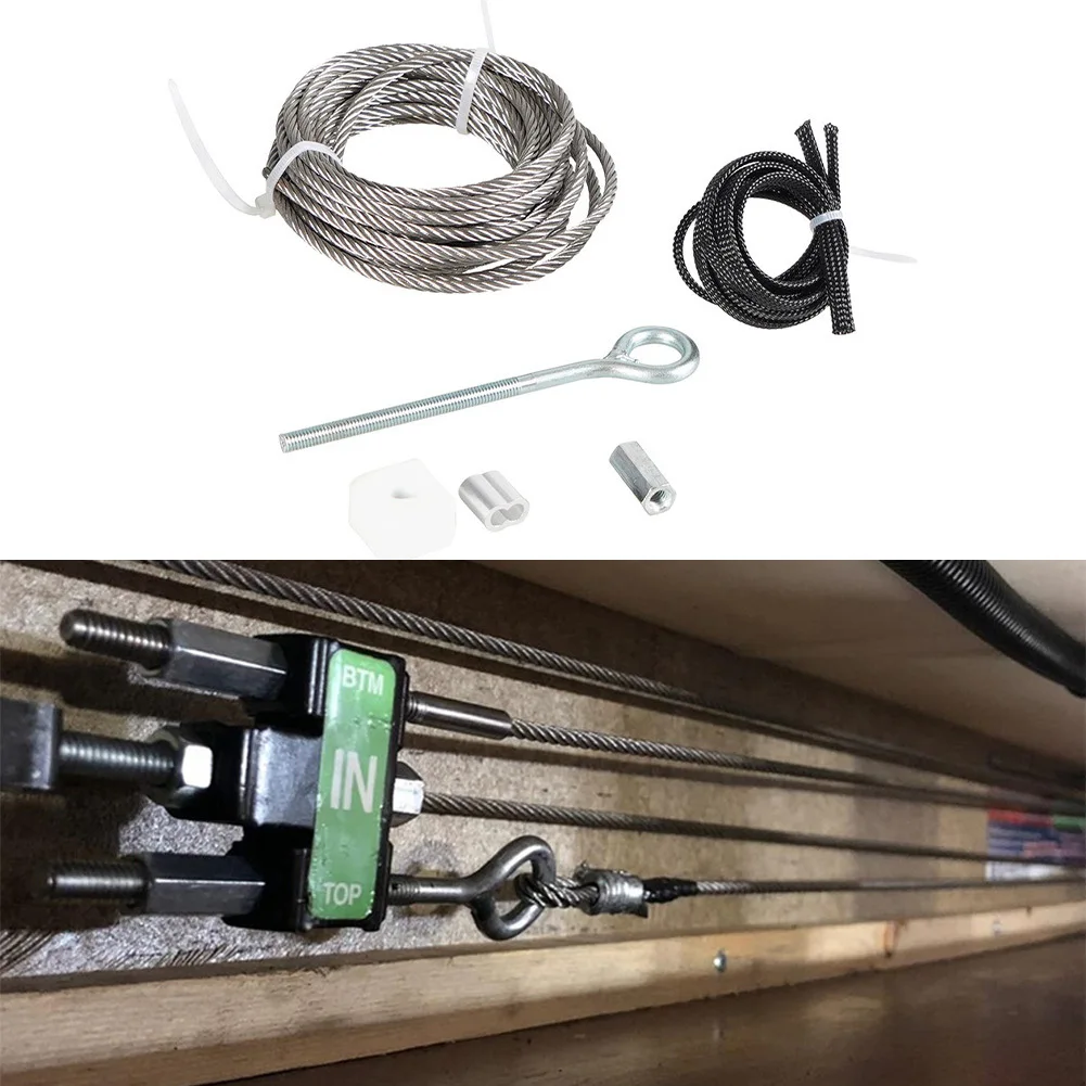 

Cable Assembly Repair Kit Slide Rail Repair RV Slide Cable 304 Stainless Steel 7x19 Wire Construction RV Slide-out Repair