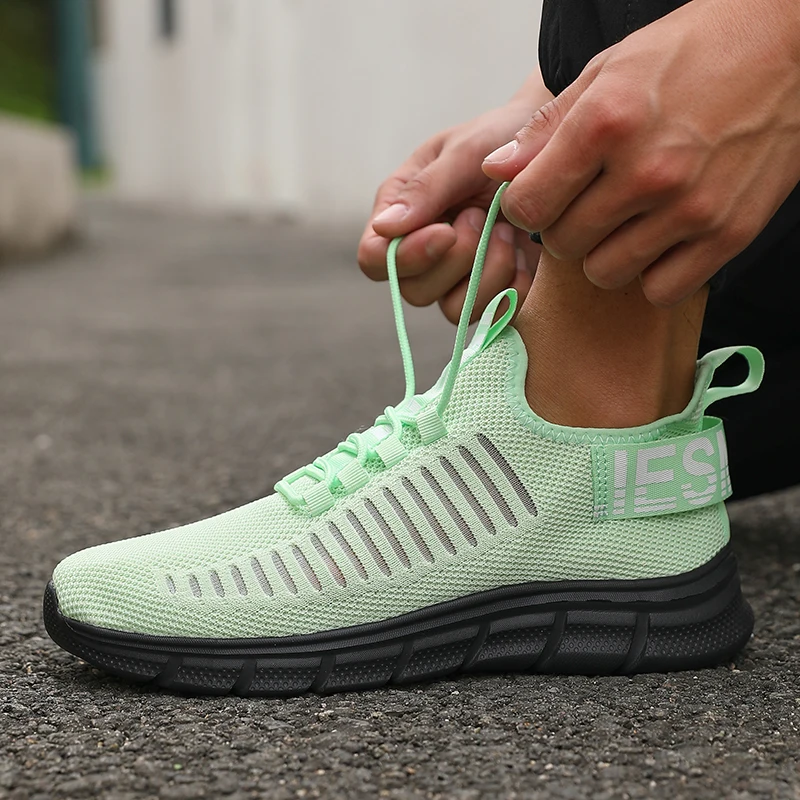 

Мужские кроссовки для бега Nique Stripe Elements, легкая прогулочная обувь, модная повседневная эстетичная обувь 2025 года, новейшая спортивная трендовая мужская обувь