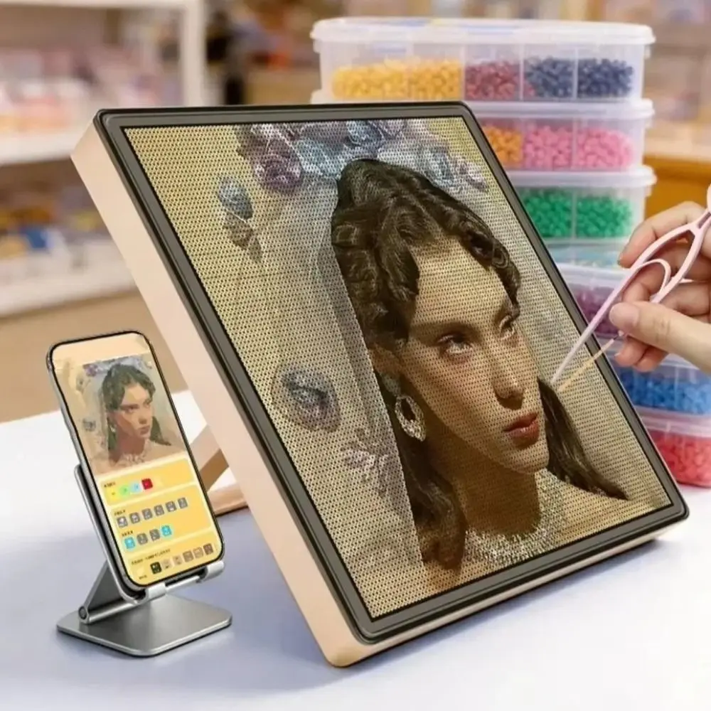 26mm-beads-smart-fuse-beads-boards-heat-resistant-bluetooth-programmable-hama-beads-pegboards-creative-efficient